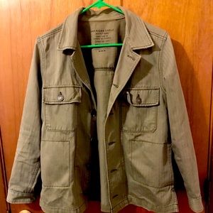 Olive Green Utility Jacket